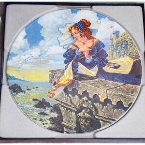 Vintage Longton Crown Pottery The Franklin's Tale Canterbury Tales Collectible